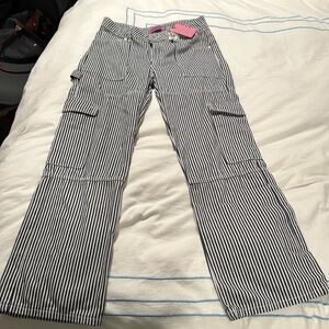 Edited Blue and White Stripe Pants